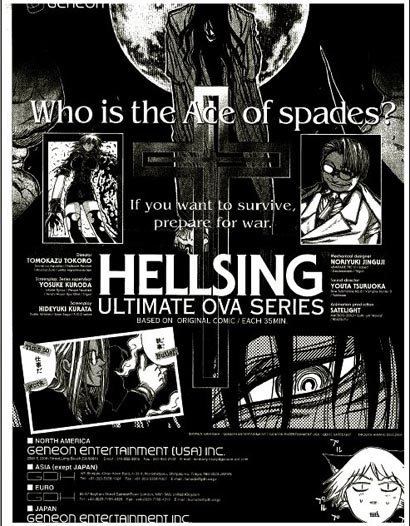 Hellsing OAV 2 Cover