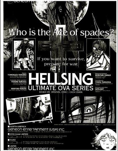 Hellsing OAV 2 Cover Hellsing OAV 2 Cover